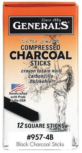 3316 generals compressed charcoal stick