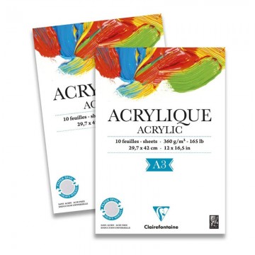 3363 clairefontaine papier voor acrylverf