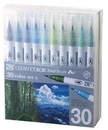 3366 kuretake zig 30 aquarel brushmarkers