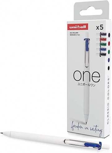 3394 uniball one gelpen classic colors