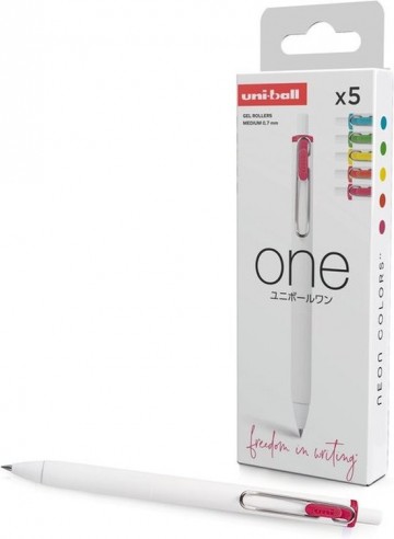 3396 uniball one gelpen neon kleuren
