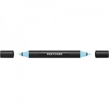 3486molotowtwinmarkersketcherpinselundkeilspitzekristallblaub230