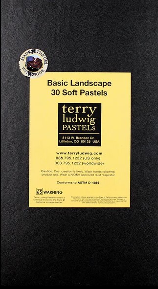 3490 terry ludwig pastels 30 basic landscape