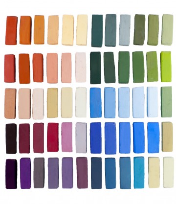 3498 terry ludwig 60 pastels red rocks landscape