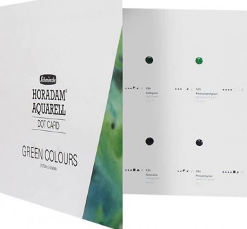 3508 schmincke horadam aquarell dotcard farbkarte 24 green
