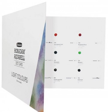3508 schmincke horadam aquarell dotcard farbkarte 24 light