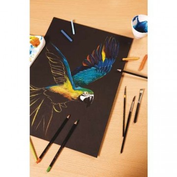 3527 1 clairefontaine painton mix media zwart