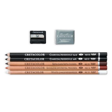 3536 1 cretacolor sketching theme set
