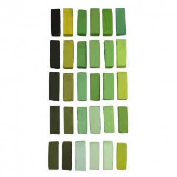 3650 terry ludwig pastels set warm greens