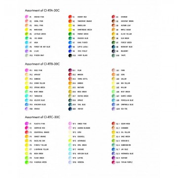 3715 tombow irojiten kleurenkaart 1