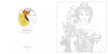 3736 3 kleurboek alphonse mucha