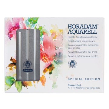 3750 schmincke horadam aquarelverf 12 napjes floral set