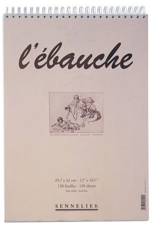 3796 sennelier lebauche spiraalgebonden tekenblok