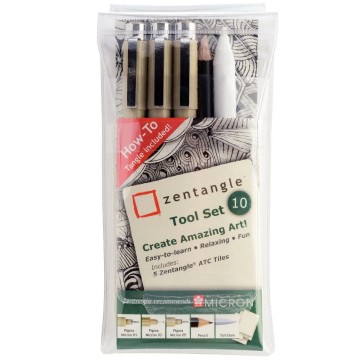 3840 zentangle tool set 10 delig
