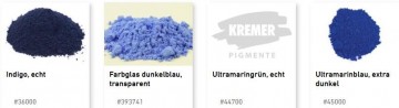 3864 kremer pigmente assortiment blauw3
