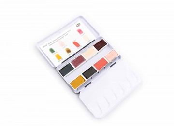 3869 kremer pigmente aquarelverf set inkarnaat huidskleuren