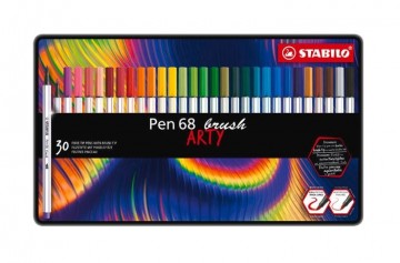 3878 stabilo pen 68 brush 30 blik