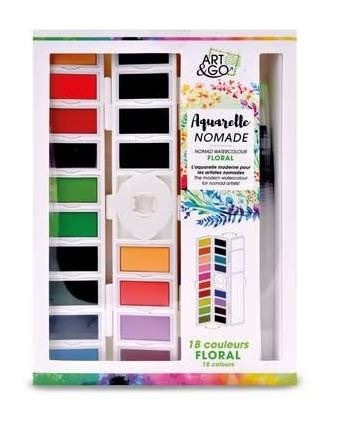 3884 artgo nomad watercolor floral