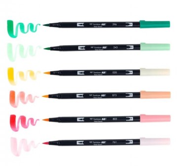3888  tombow abt dual brush just peachy3