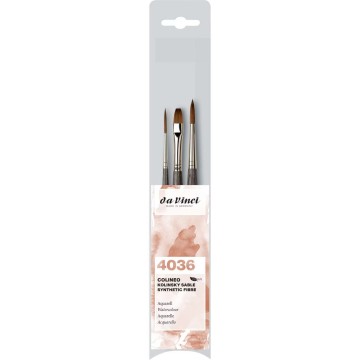 3923 davinci colineo set 3 aquarelpenselen 4036