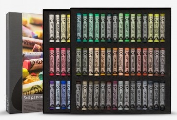 3943 talens rembrandt 90 softpastels landscape