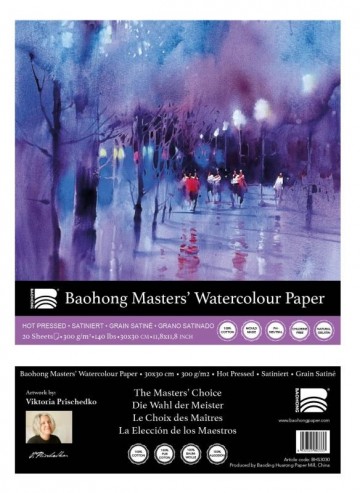 3967 baohong aquarelpapier hot pressed