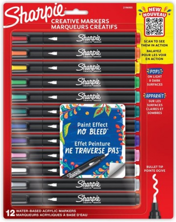 4013 sharpie creative markers waterbased bullet tip