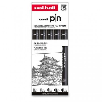 4065 uni pin fineliner zwart sketching