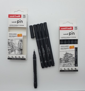 4065 uni pin fineliners