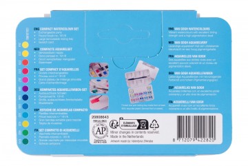 4087 1 talens van gogh pocketbox aquarelverf vibrant