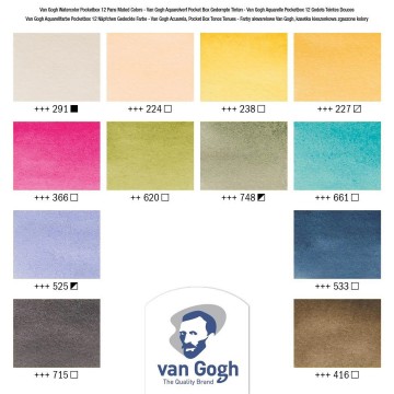 4088 4 talens van gogh pocketbox muted