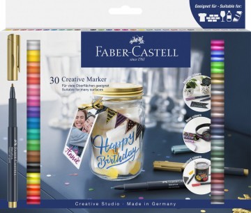 4116 faber castell creative marker 30 stuks