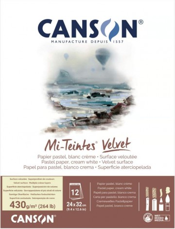4143 canson mi teintes velvet cream white 2