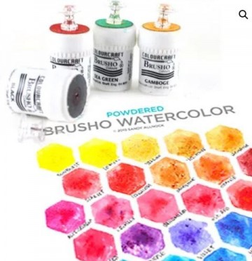 4173brusho crystal colour pot5