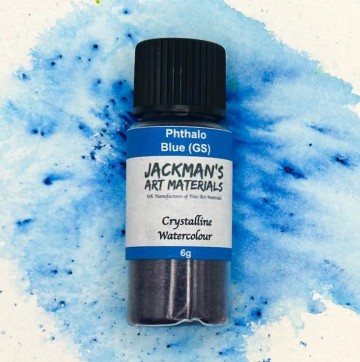 4175 jackmans crystalline watercolour single pigment blue 0