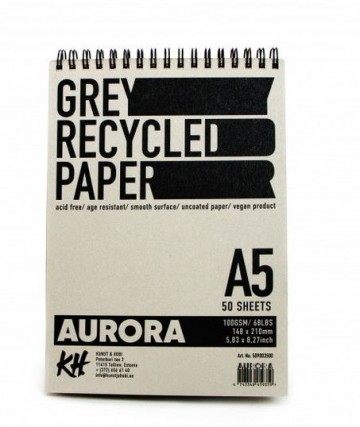 4182 aurora grey recycled papier a5