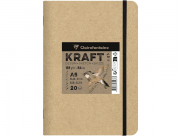 4203 clairefontaine kraft tekenschrift a5 975937