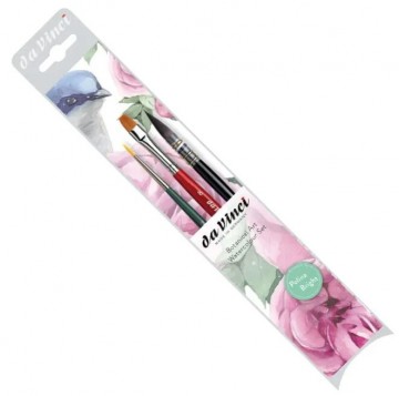 4269 da vinci botanical art watercolour set 3 penselen