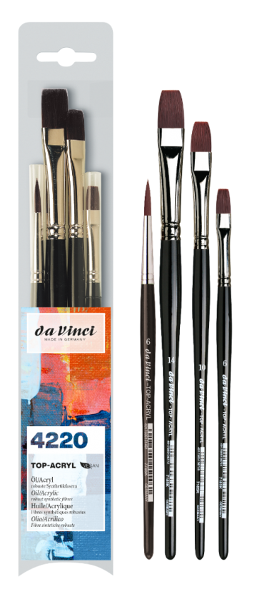 4270 da vinci 4220 acrylpenselen set