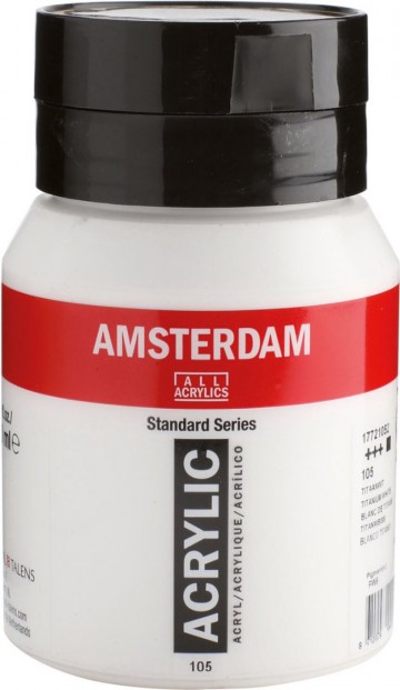 4310 talens amsterdam acrylverf 500 ml titaanwit