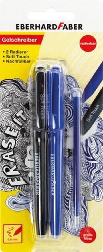 4322 eberhard faber 2 uitgumbare gelpennen