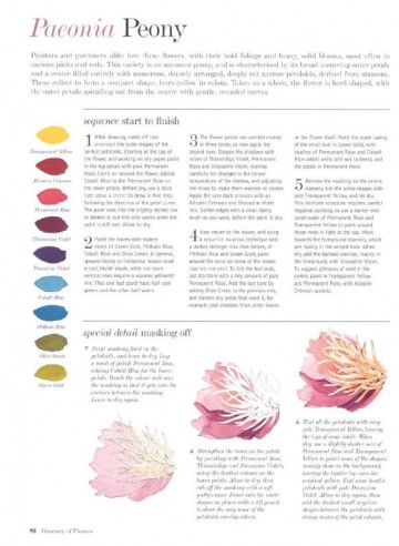 4343 the watercolour flowers painters a z adelene fletcher