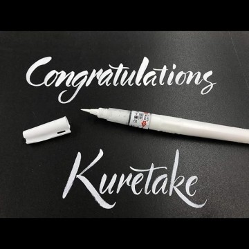 4348 kuretake brush pen wit small