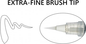 4349 1 kuretake zig brush pen wit ultra fine
