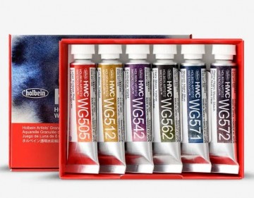 4358 holbein granulating watercolor moon