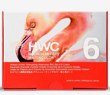 4360 holbein granulating watercolor bird 3