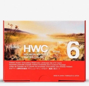 4361 holbein granulating water color set landscape 3