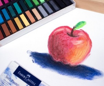 4367 faber castell workshop pakket pastelkrijt appel