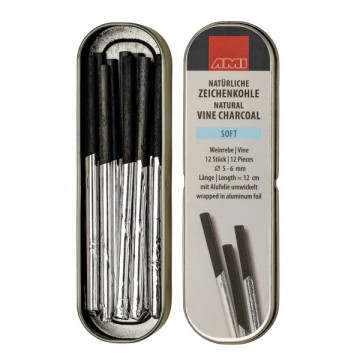 4391 ami houtskool 12 stuks in blik soft