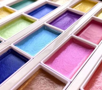 4418 kuretake gansai tambi 24 metallic 4